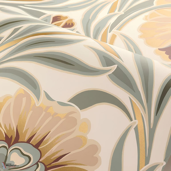 Isadora wallpaper-Casamance-Selected Wallpapers-Interiors