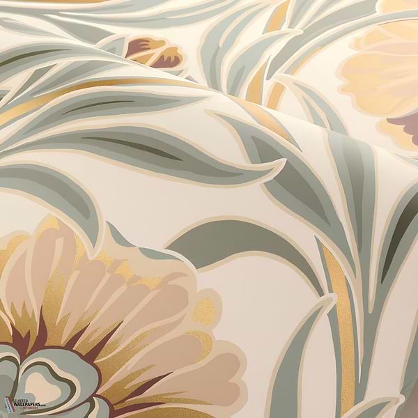 Isadora wallpaper-Casamance-Selected Wallpapers-Interiors