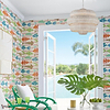 Batik fish Tapete-Thibaut-Selected Wallpapers-Interiors