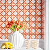 Canary trellis wallpaper-Thibaut-Selected Wallpapers-Interiors