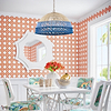 Canary trellis wallpaper-Thibaut-Selected Wallpapers-Interiors