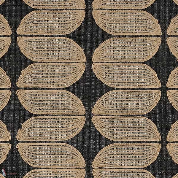 Isola Tapete-Casamance-Carbone Naturel-Rolle-Selected Wallpapers-Interiors