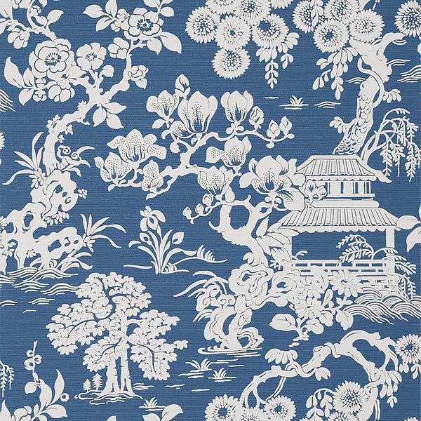 Japanese Garden-Tapete-Thibaut-Wedgewood-Rolle-T13306-Selected Wallpapers