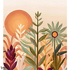 Jardin de Cactus wallpaper-Casamance-Multico-Set-Selected Wallpapers-Interiors