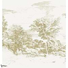 Jouvence wallpaper-Casamance-Perle/Dore-Set-Selected Wallpapers-Interiors