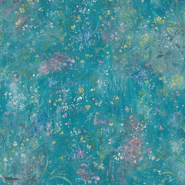 Juni Tapete-Sandberg-Teal-Mattic-M2-Selected Wallpapers-Interiors