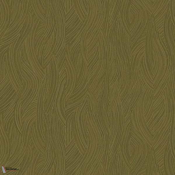 Kashmir Tapete-Casamance-Kaki/Dore-Rolle-Selected Wallpapers-Interiors
