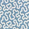 Kezia Tapete-Romo-Boathouse Blue-Rolle-Selected Wallpapers-Interiors