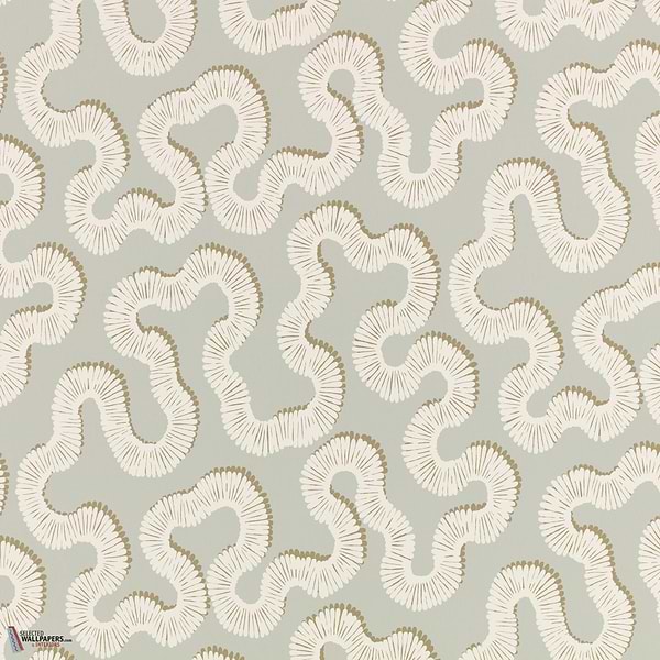 Kezia Tapete-Romo-Eau de Nil-Rolle-Selected Wallpapers-Interiors