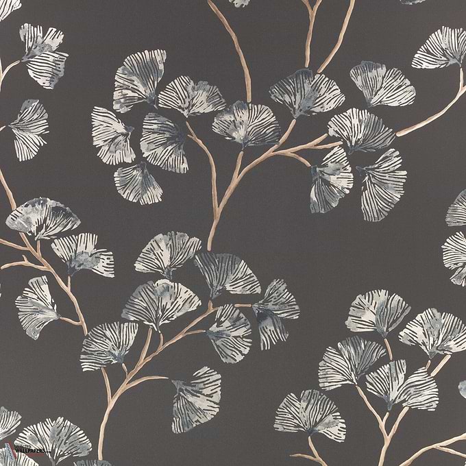 Kiana Tapete-Romo-Ebony-Rolle-Selected-Wallpapers-Interiors