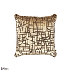 Chooseler Kussen-Zinc Textile-wallpaper-Tobacco-50 x 50 cm-Selected Wallpapers