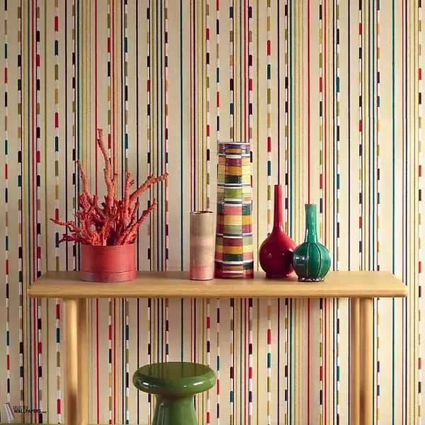 Kikori Tapete-Pierre Frey-Selected Wallpapers-Interiors