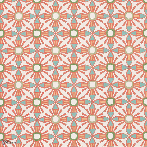 Kona Tapete-Thibaut-Coral-Rolle-Selected Wallpapers-Interiors