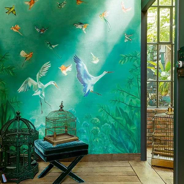 L'Envol-Pierre Frey-wallpaper-Selected Wallpapers