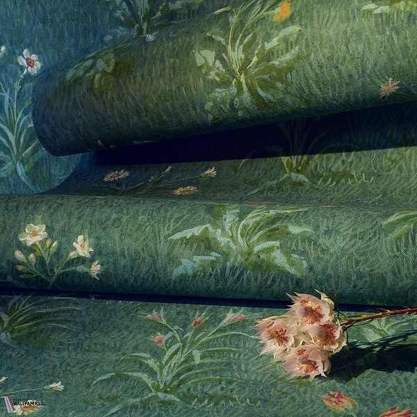 L'Herbier du Jardin wallpaper-Pierre Frey-Selected Wallpapers-Interiors