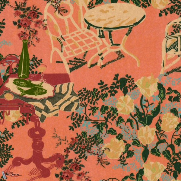 La Brasseria fabric-Mind the Gap-fabricf-Salmone-Meter (M1)-Selected-Wallpapers-Interiors