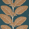 Lacinato wallpaper-Thibaut-Ochre and mineral-Roll-Selected Wallpapers-Interiors