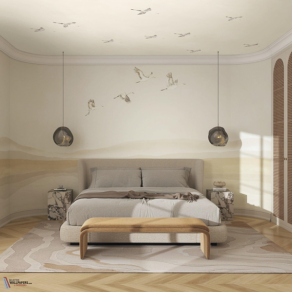 Lagune wallpaper Casamance-Casamance-Selected Wallpapers-Interiors