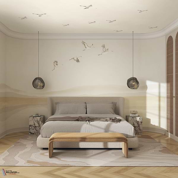 Lagune wallpaper Casamance-Casamance-Selected Wallpapers-Interiors