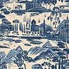 Lake Como Tapete-Sandberg-Blue-Rolle-Selected Wallpapers-Interiors