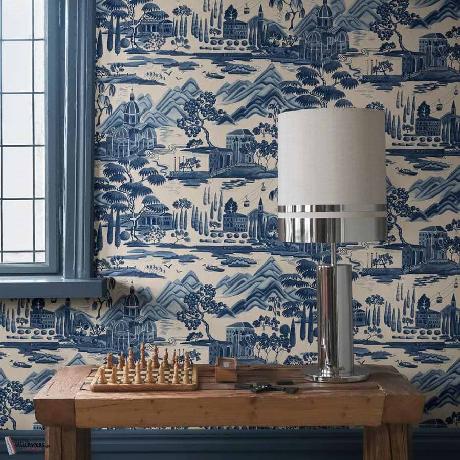 Lake Como Tapete-Sandberg-Selected Wallpapers-Interiors