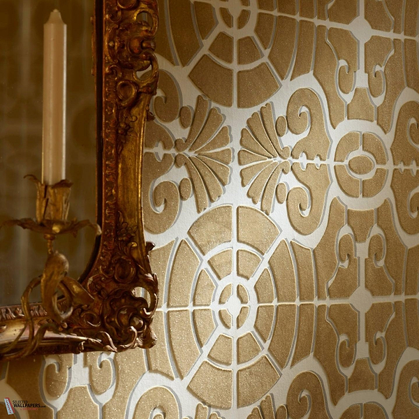 L'allée du Roi Flock wallpaper-Pierre Frey-Selected Wallpapers-Interiors