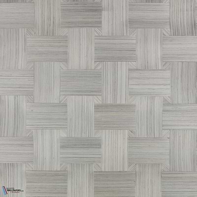Lattice Mosaic-behang-Mark Alexander-Silver-Rol-MW143/01-Selected Wallpapers