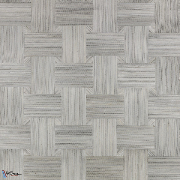 Lattice Mosaic-Tapete-Mark Alexander-Silver-Rolle-MW143/01-Selected Wallpapers