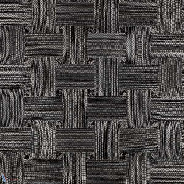 Lattice Mosaic-behang-Mark Alexander-Anthracite-Rol-MW143/04-Selected Wallpapers