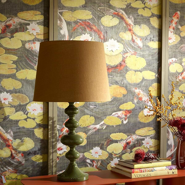 Le Bassin Aux Nénuphars wallpaper-Pierre Frey-Selected Wallpapers-Interiors