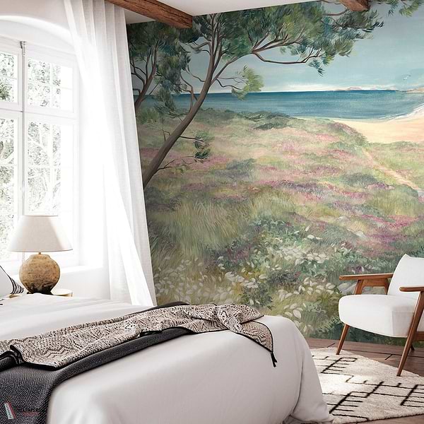 Le sentier des douaniers wallpaper-Les Dominotiers-Selected Wallpapers-Interiors