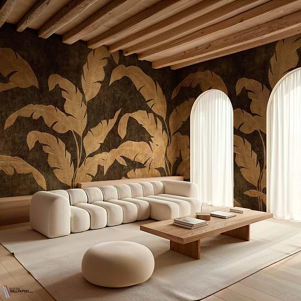 Leaves Shadow Tapete-Coordonne-Selected Wallpapers-Interiors