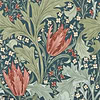 Lent Lily wallpaper-Morris & Co-Indigo/Madder-Roll-Selected Wallpapers-Interiors