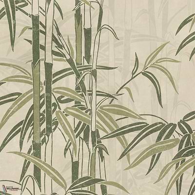 Leon Mural Tapete-Sandberg-Green-Mattic-M2-Selected Wallpapers-Interiors