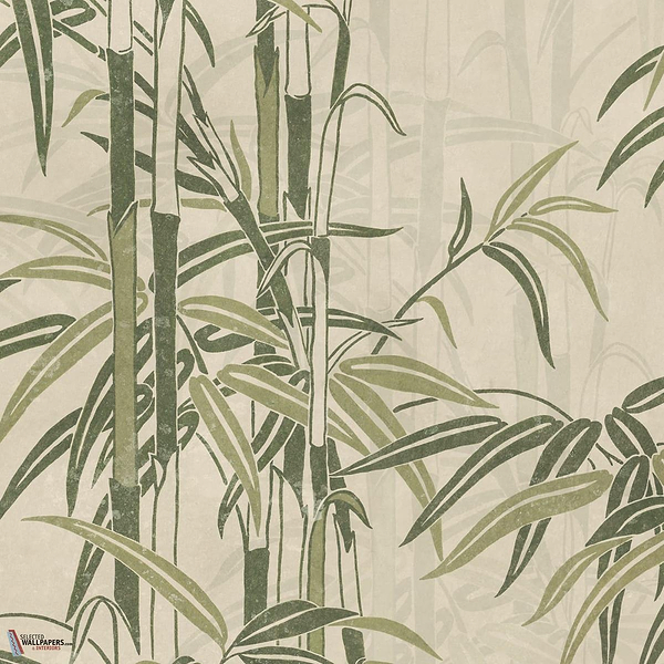 Leon Mural Tapete-Sandberg-Green-Mattic-M2-Selected Wallpapers-Interiors
