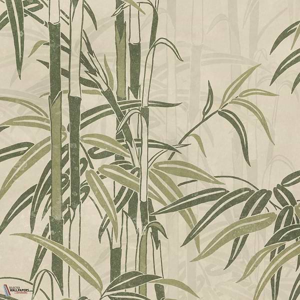 Leon Mural Tapete-Sandberg-Green-Mattic-M2-Selected Wallpapers-Interiors