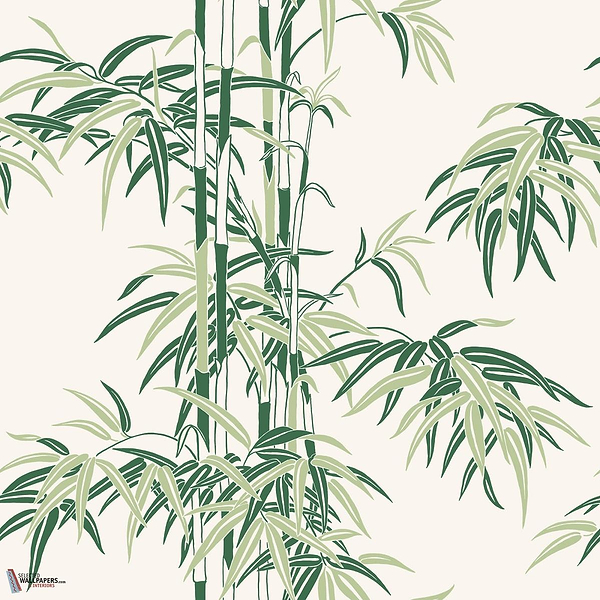 Leon wallpaper-Sandberg-Garden Green-Roll-Selected Wallpapers-Interiors