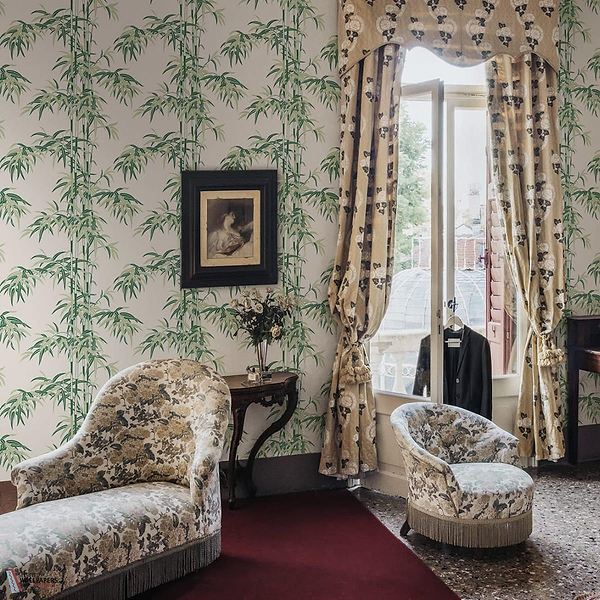 Leon wallpaper-Sandberg-Selected Wallpapers-Interiors