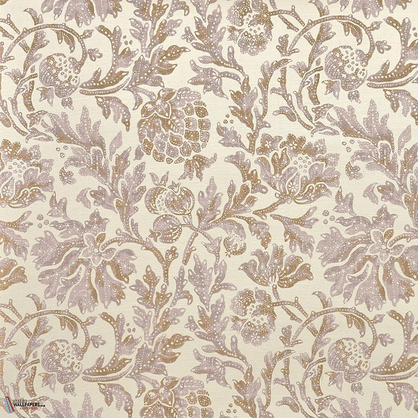 Les Grenades Tapete-Pierre Frey-Ocre-Meter (M1)-Selected Wallpapers-Interiors