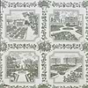 Les Quatre Potagers wallpaper-Pierre Frey-Vegetal-Meter (M1)-Selected Wallpapers-Interiors