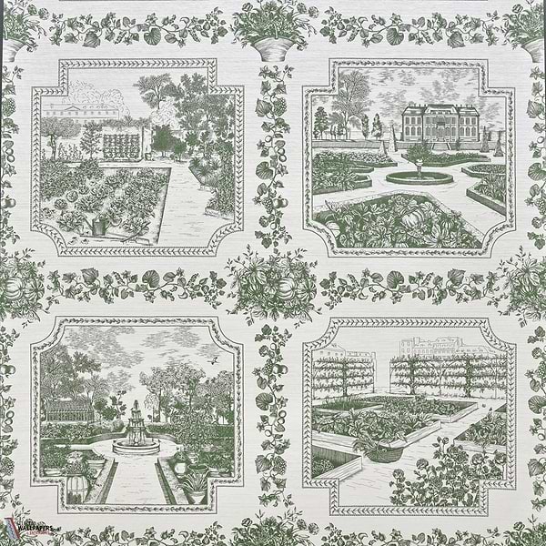 Les Quatre Potagers wallpaper-Pierre Frey-Vegetal-Meter (M1)-Selected Wallpapers-Interiors