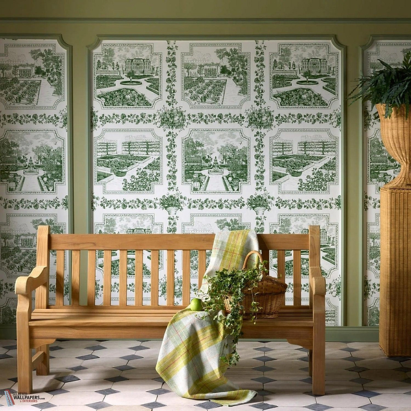Les Quatre Potagers wallpaper-Pierre Frey-Selected Wallpapers-Interiors