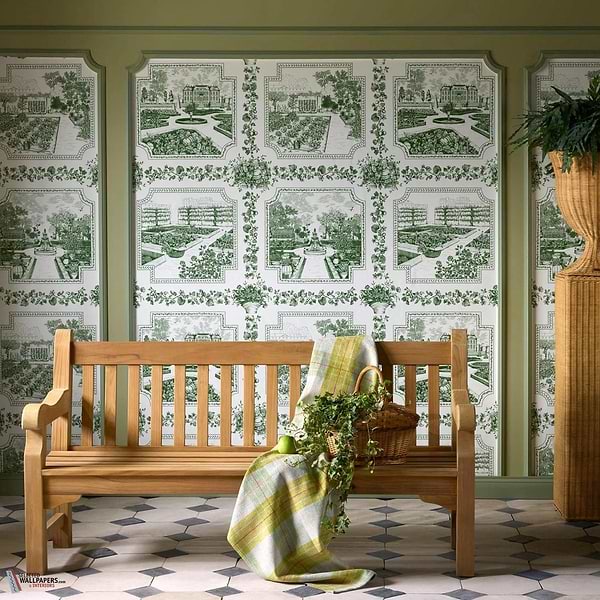 Les Quatre Potagers wallpaper-Pierre Frey-Selected Wallpapers-Interiors