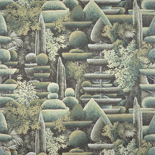 Les Topiaires wallpaper-Pierre Frey-Sauge-Meter (M1)-Selected Wallpapers-Interiors