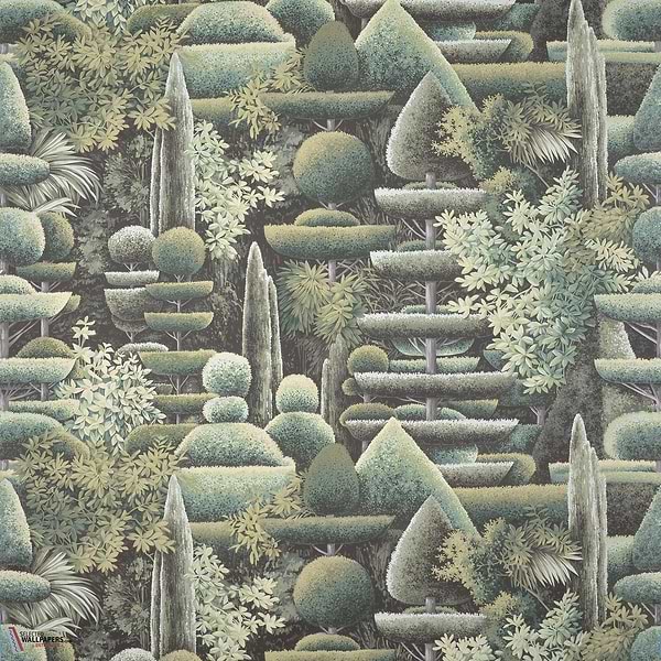 Les Topiaires wallpaper-Pierre Frey-Sauge-Meter (M1)-Selected Wallpapers-Interiors