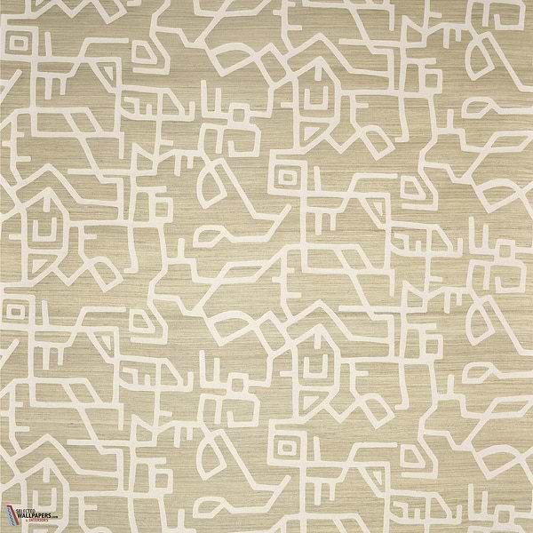 L'explorateur wallpaper-Pierre Frey-Sable-Meter (M1)-Selected Wallpapers-Interiors