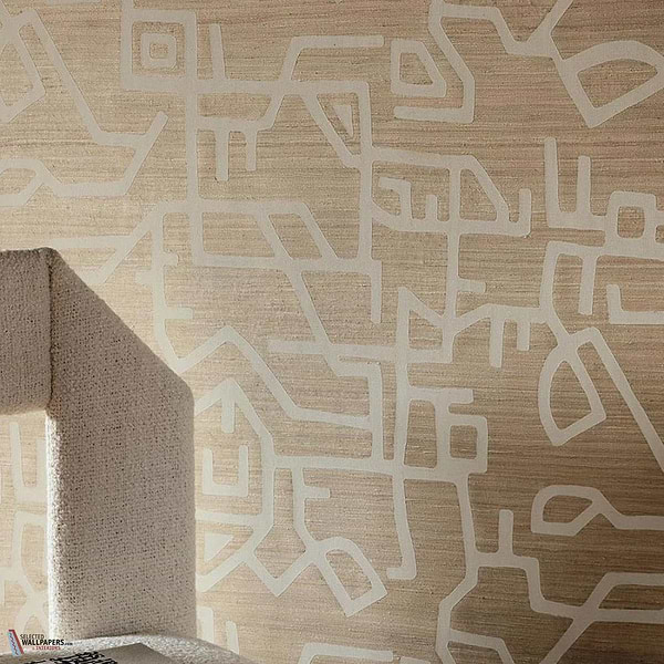 L'explorateur wallpaper-Pierre Frey-Selected Wallpapers-Interiors