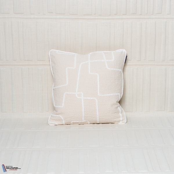 Liberabirinto kussen-Dedar-Bianco Polare-50 x 50 cm-Selected-Interiors