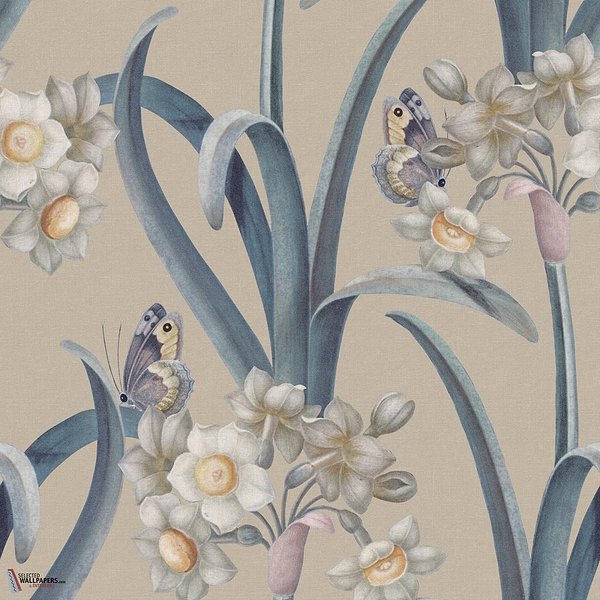 Lilian behang-Sandberg-Blue-Mattic-M2-Selected Wallpapers-Interiors