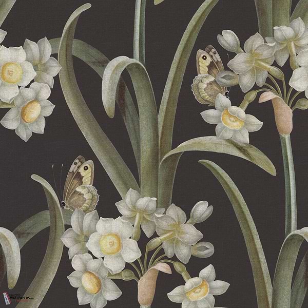 Lilian behang-Sandberg-Charcoal-Mattic-M2-Selected Wallpapers-Interiors